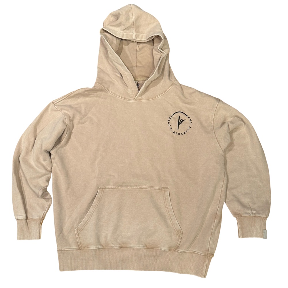 NWOT Preach Athletic Lab Classic Acid-Washed Hoodie w/ Embroidered Logo, Size M
